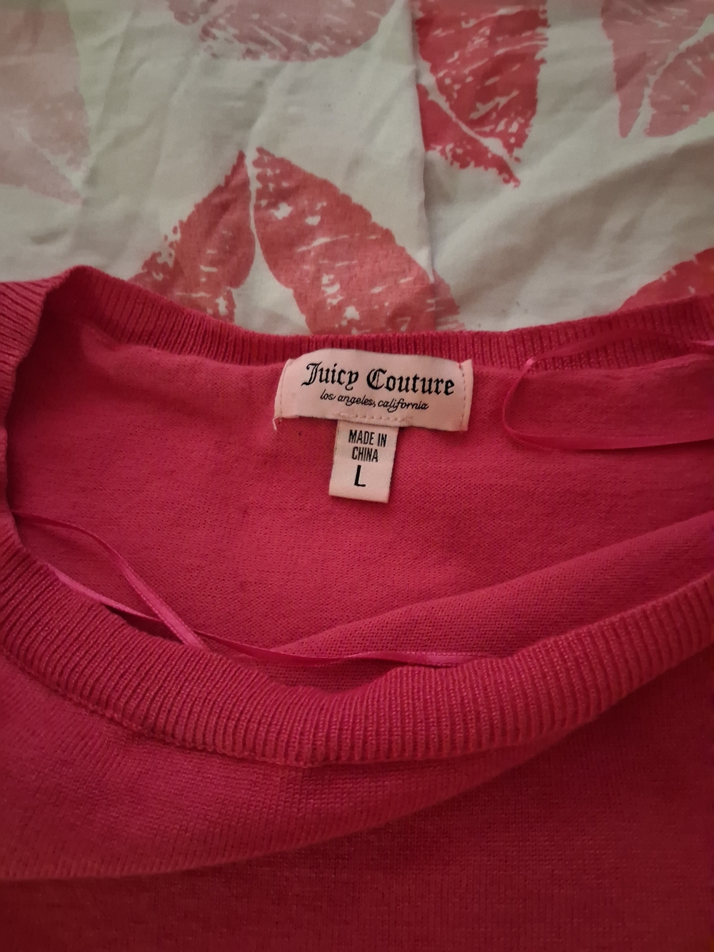 Juicy Couture Women's Pink Sweater - Classic Crewneck